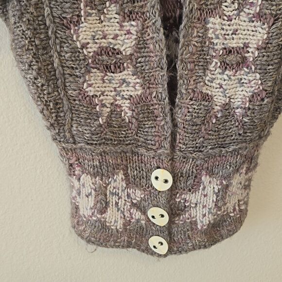 Free People Sweater Kimono Wrap Luxe Knit Long Cardigan Short Sleeve Sz XS - Picture 4 of 10